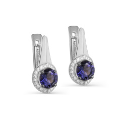 Серьги с английским замком 12-11797-21300