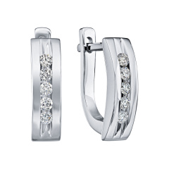 Серьги с английским замком ЗС-87419-I