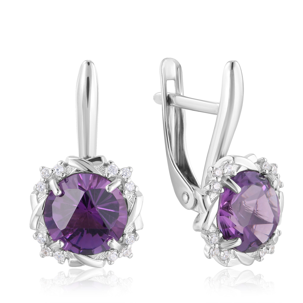 

Серьги из серебра 201035-001-0019