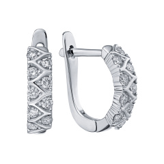 Серьги с английским замком ЗС-91352-I
