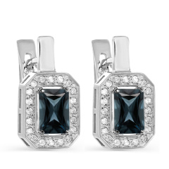 Серьги с английским замком 12-11428-2300