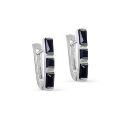 Серьги с английским замком 12-11757-11100