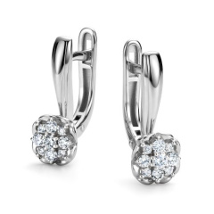 Серьги с английским замком 26938-200