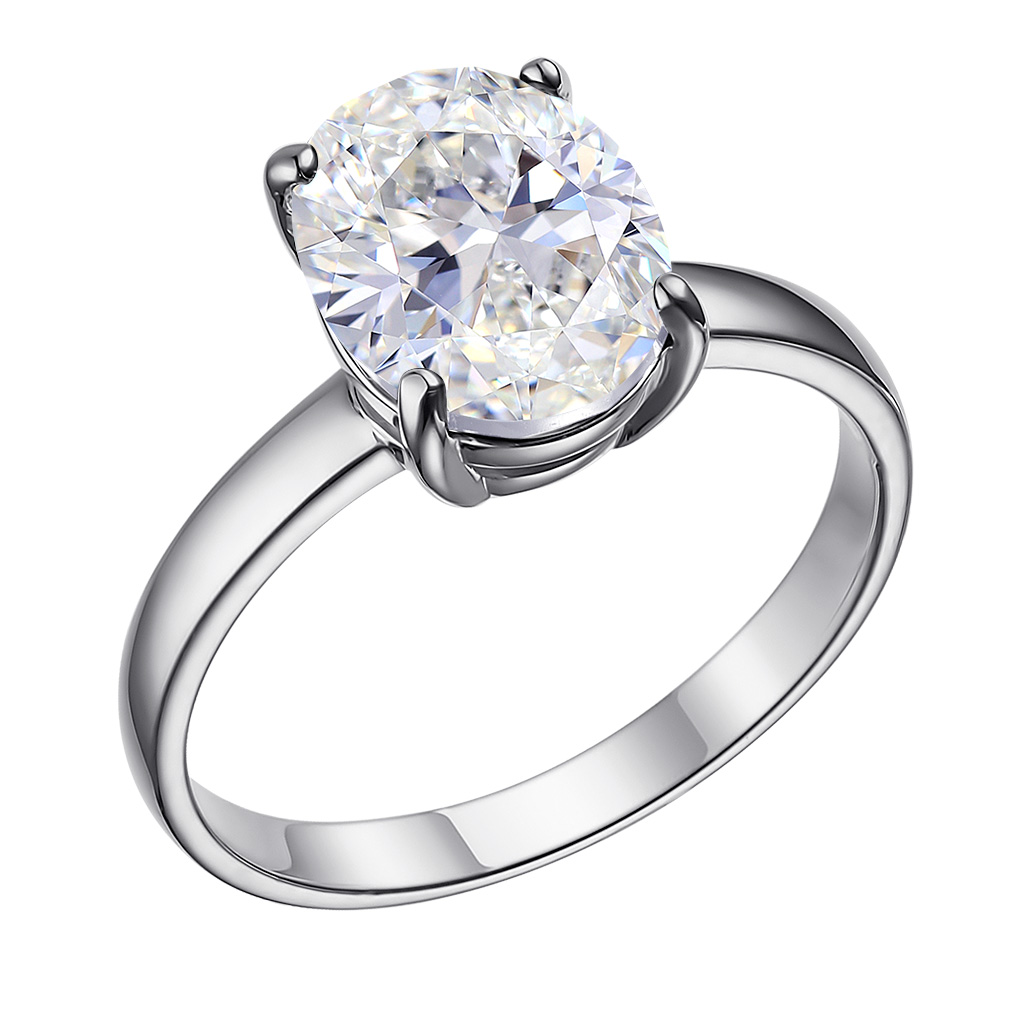 Кольцо из серебра с горным хрусталем