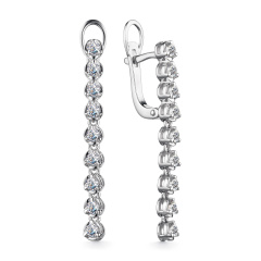 Серьги с английским замком 24934-200