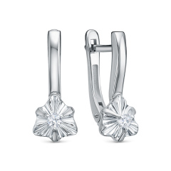 Серьги с английским замком БР122750б
