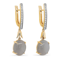 Серьги с английским замком 12-21660-8700