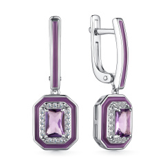 Серьги с английским замком 02-3897/00АМ-00