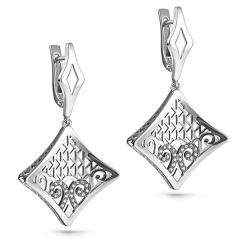 Серьги с английским замком 12-11127-1000