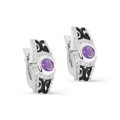 Серьги с английским замком 12-331-50289