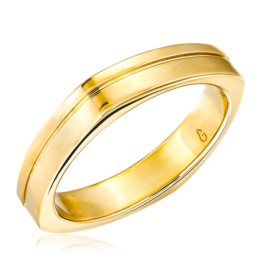 Кольцо обручальное из желтого золота 45110770190