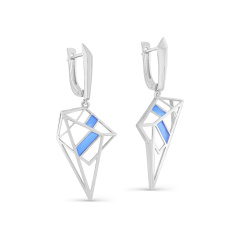 Серьги с английским замком 12-599-0007