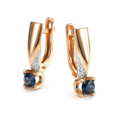 Серьги с английским замком 26897-102