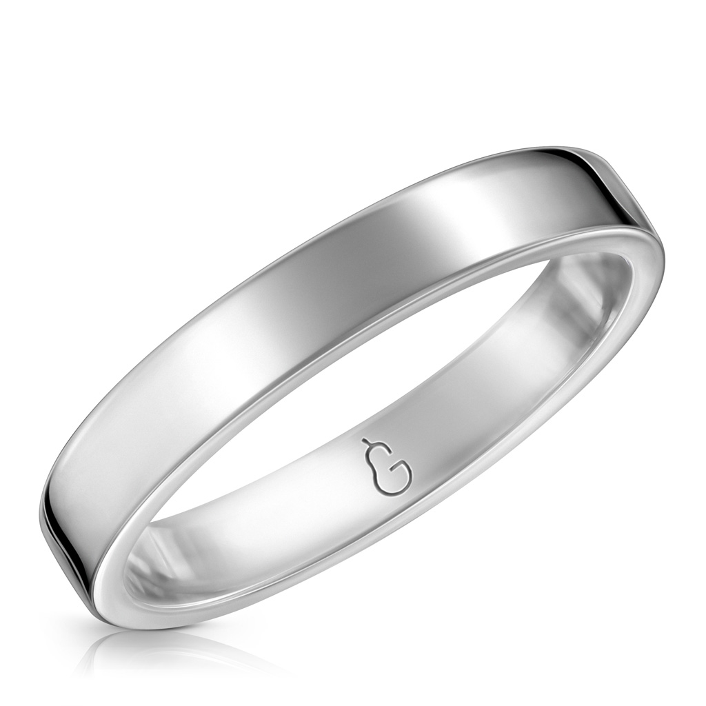 Кольцо обручальное из белого золота Я5110766165