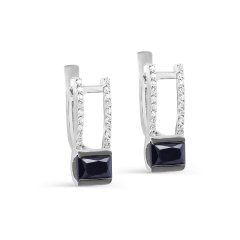 Серьги с английским замком 12-11762-11100