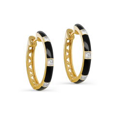 Серьги с английским замком 12-21755-1002