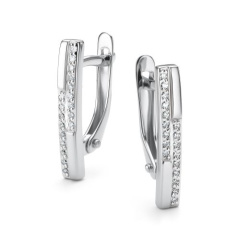 Серьги с английским замком 26355-200