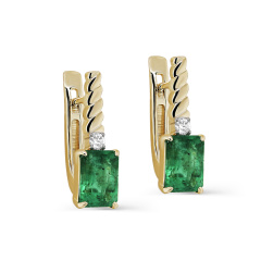 Серьги с английским замком 12-21579-1200