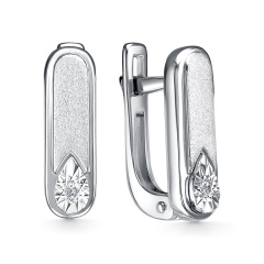 Серьги с английским замком 02-3711/000Б-00