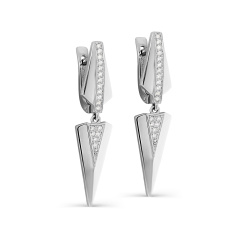 Серьги с английским замком 12-536-7900
