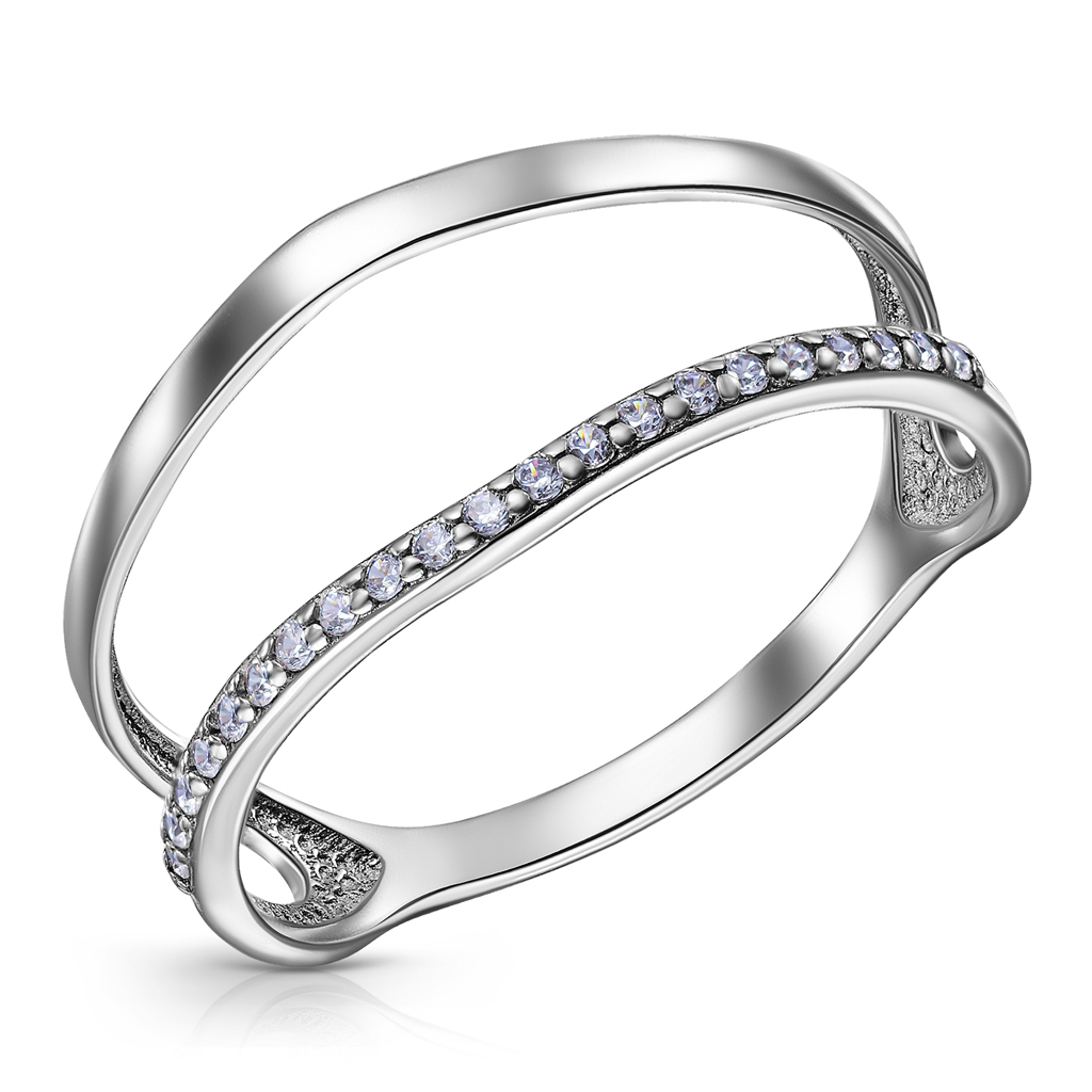 Кольцо из серебра с фианитом 85611098165