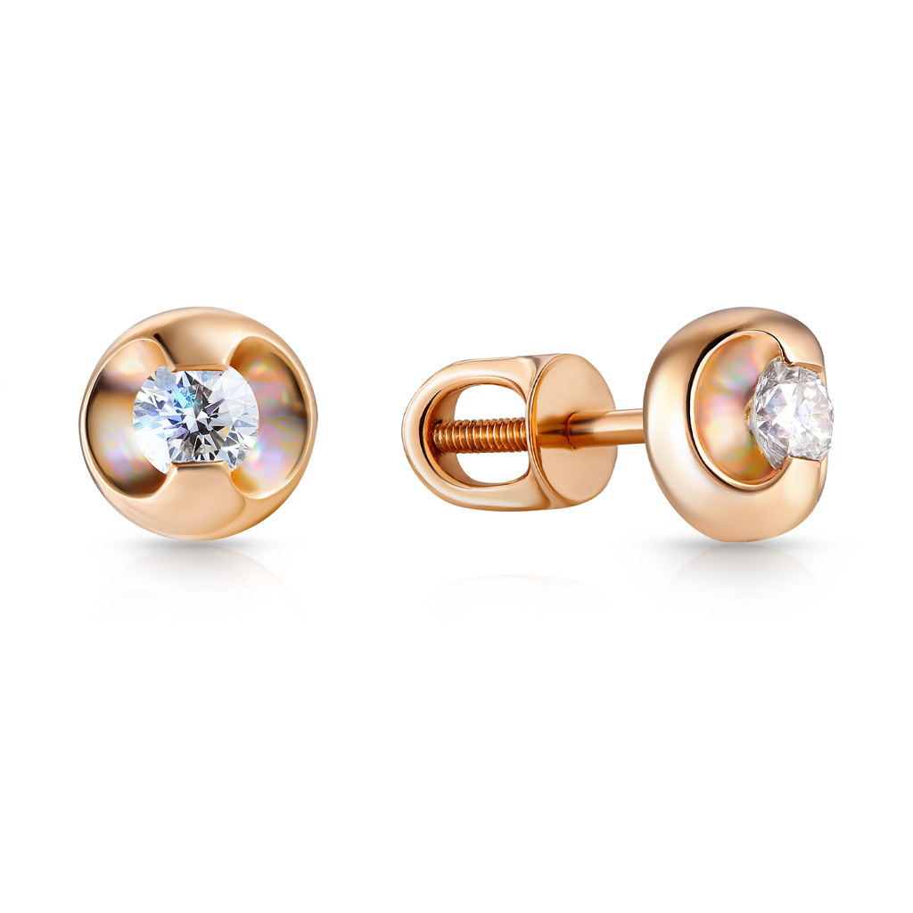 Серьги-гвоздики из золота с бриллиантами простая имитация жемчуга геометрический подарок женские серьги гвоздики женские серьги сплав корейский ушной шпилька