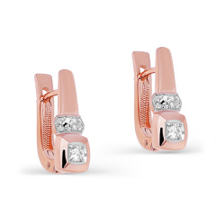 Серьги с английским замком 12-01389-1000