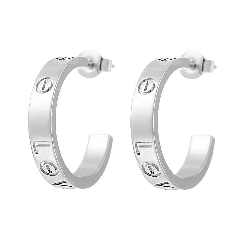 Серьги-пусеты из серебра