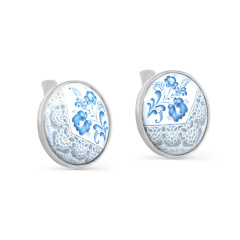 Серьги с английским замком 12-686-0043