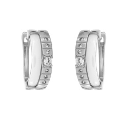 Серьги с английским замком TC-E01039-B-W-X-X-W