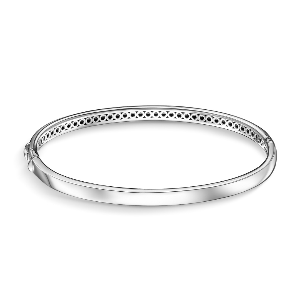 Браслет жесткий из серебра 83610059190