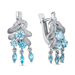 Серьги с английским замком 12-502-40100