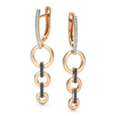 Серьги с английским замком 26902-102