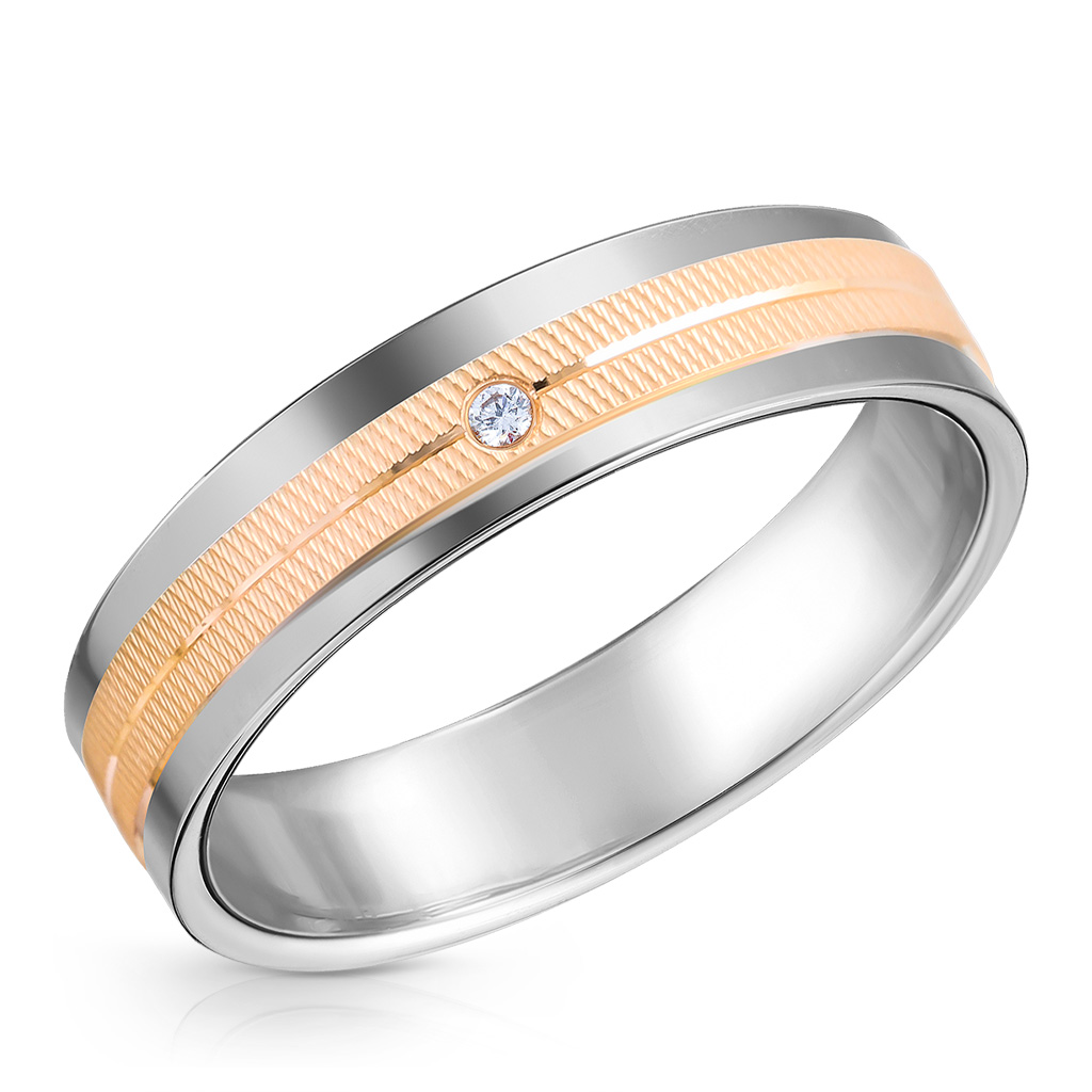 Золотое обручальное кольцо с бриллиантом золотое платье