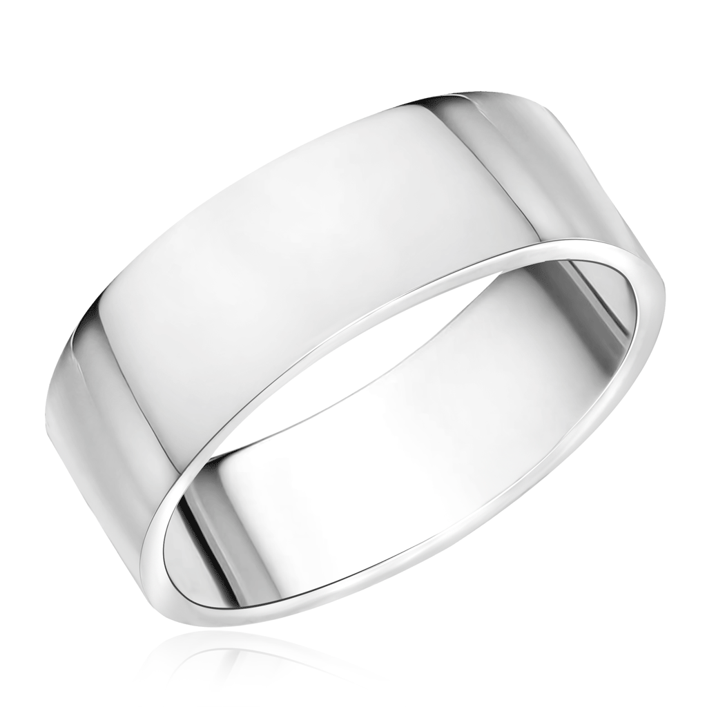 Обручальное кольцо из белого золота кольцо обручальное из белого золота с бриллиантом