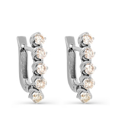 Серьги с английским замком 12-11591-9200