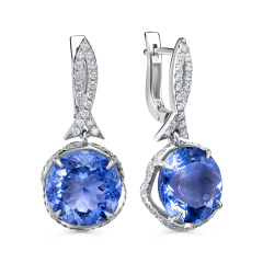 Серьги с английским замком 12-12069-13700
