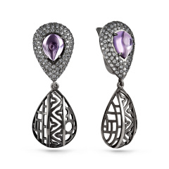 Серьги с английским замком 12-176-5389