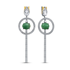 Серьги с английским замком 12-581-15887