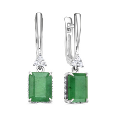 Серьги с английским замком 12-12037-1200