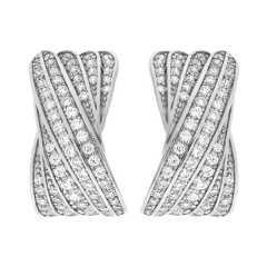 Серьги с английским замком MP-E01204-X-W-X-X-W