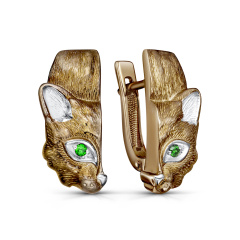Серьги с английским замком 12-499-40489