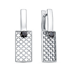 Серьги с английским замком 12-11566-1100