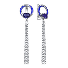 Серьги с английским замком 12-839-1107