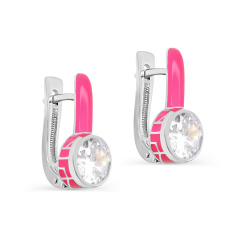 Серьги с английским замком 12-388-7936