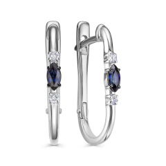Серьги с английским замком 12-12027-1189