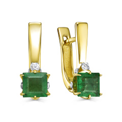 Серьги с английским замком 12-22005-1200