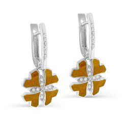 Серьги с английским замком 12-733-7955