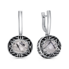 Серьги с английским замком 12-516-5154