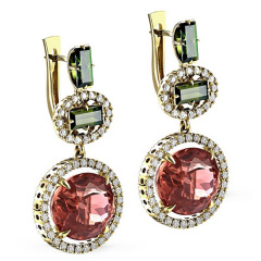 Серьги с английским замком 12-11197-5200